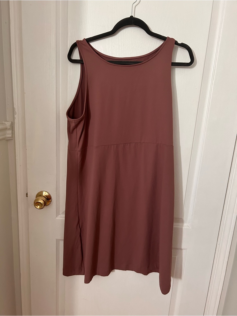 Eddie Bauer Sleeveless Mauve-Rose A-Line Dress